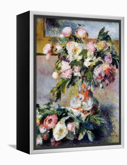 Peonies, 1878-Pierre-Auguste Renoir-Framed Premier Image Canvas