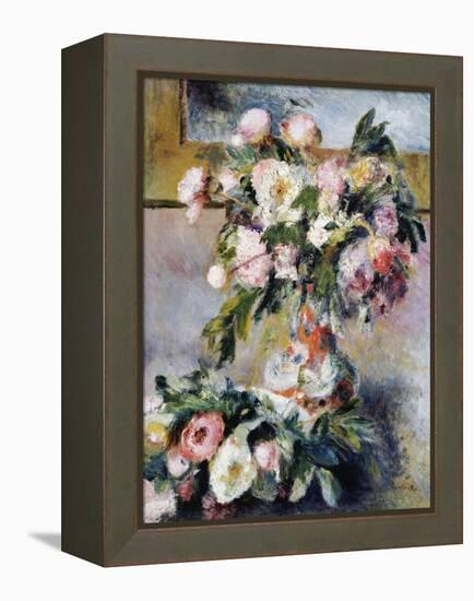 Peonies, 1878-Pierre-Auguste Renoir-Framed Premier Image Canvas