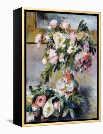 Peonies, 1878-Pierre-Auguste Renoir-Framed Premier Image Canvas