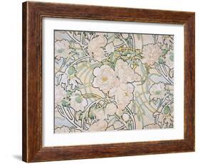 Peonies, 1897-Alphonse Mucha-Framed Giclee Print