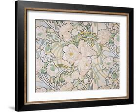 Peonies, 1897-Alphonse Mucha-Framed Giclee Print