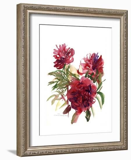 Peonies, 2002-Claudia Hutchins-Puechavy-Framed Giclee Print