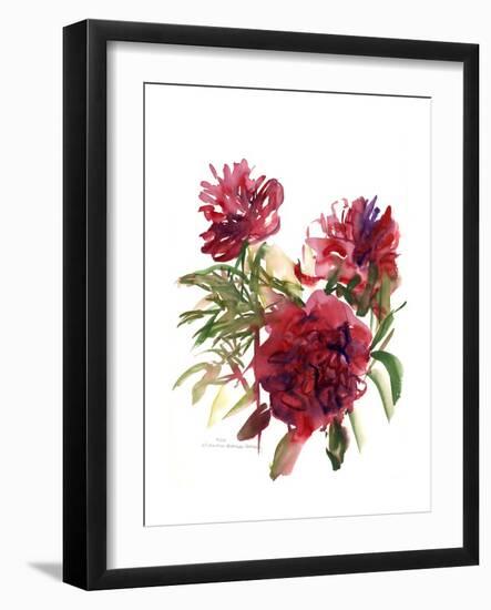 Peonies, 2002-Claudia Hutchins-Puechavy-Framed Giclee Print