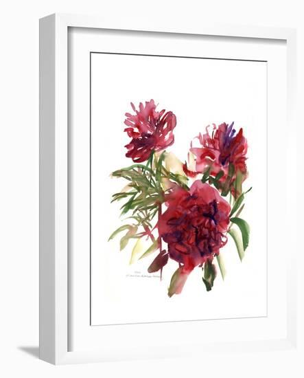 Peonies, 2002-Claudia Hutchins-Puechavy-Framed Giclee Print