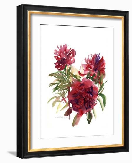 Peonies, 2002-Claudia Hutchins-Puechavy-Framed Giclee Print