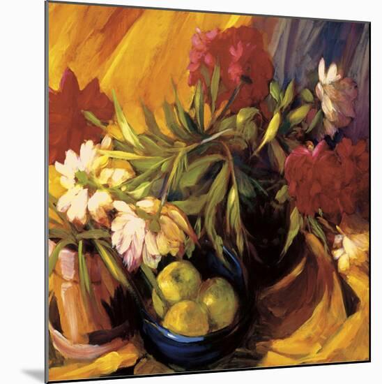 Peonies and Apples-Philip Craig-Mounted Giclee Print