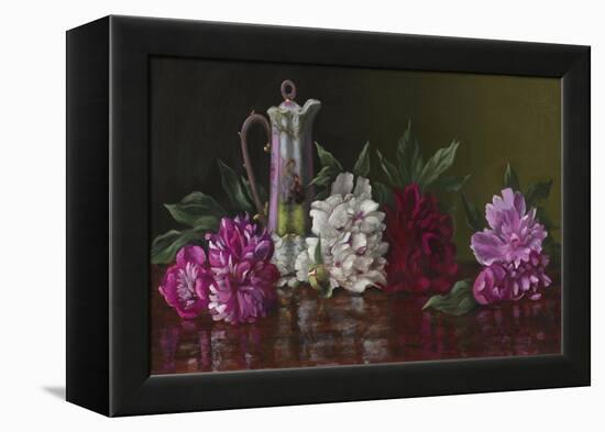 Peonies and Tea-Christopher Pierce-Framed Premier Image Canvas