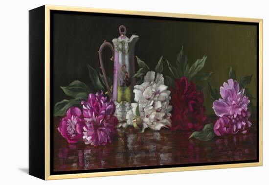 Peonies and Tea-Christopher Pierce-Framed Premier Image Canvas