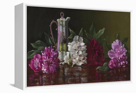 Peonies and Tea-Christopher Pierce-Framed Premier Image Canvas