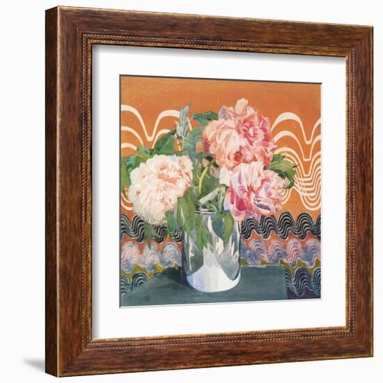 Peonies, c.1920-Charles Rennie Mackintosh-Framed Premium Giclee Print