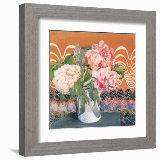 Peonies, c.1920-Charles Rennie Mackintosh-Framed Premium Giclee Print