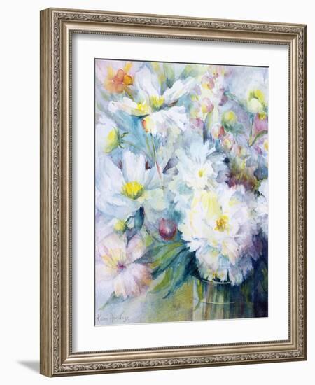 Peonies - Festive Maxima-Karen Armitage-Framed Giclee Print