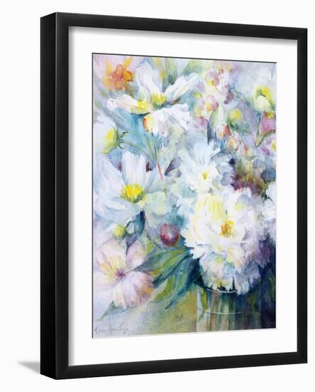 Peonies - Festive Maxima-Karen Armitage-Framed Giclee Print