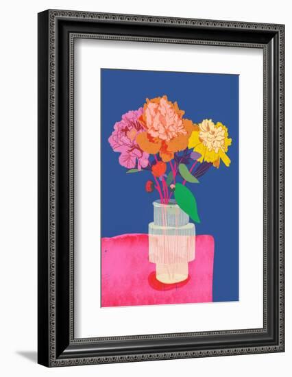 Peonies II-Gigi Rosado-Framed Photographic Print