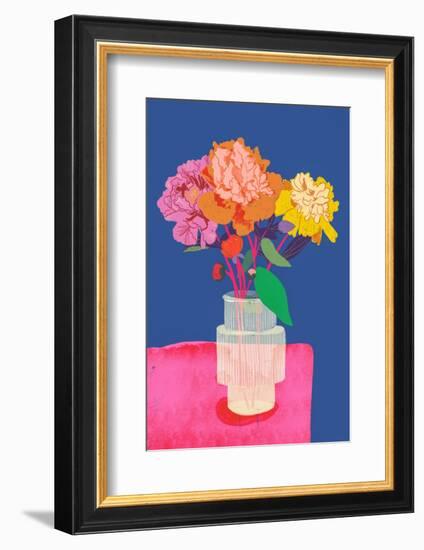 Peonies II-Gigi Rosado-Framed Photographic Print