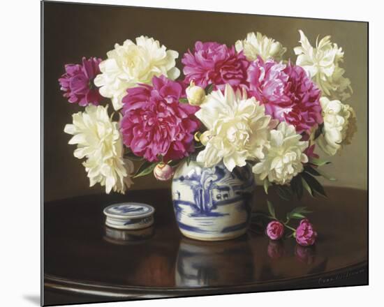 Peonies in Ginger Jar-Evan Wilson-Mounted Art Print