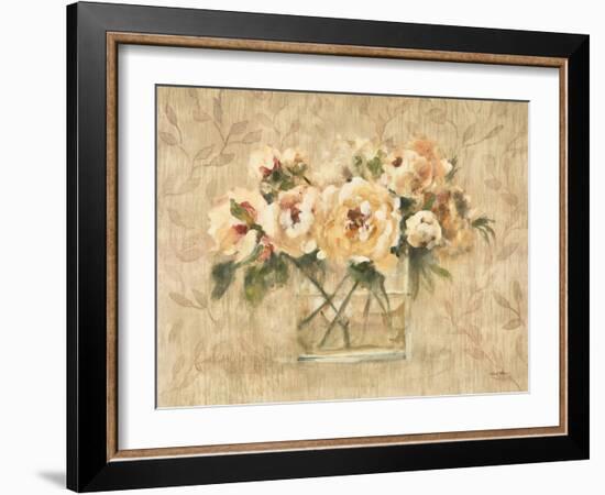 Peonies in Glass-Cheri Blum-Framed Art Print