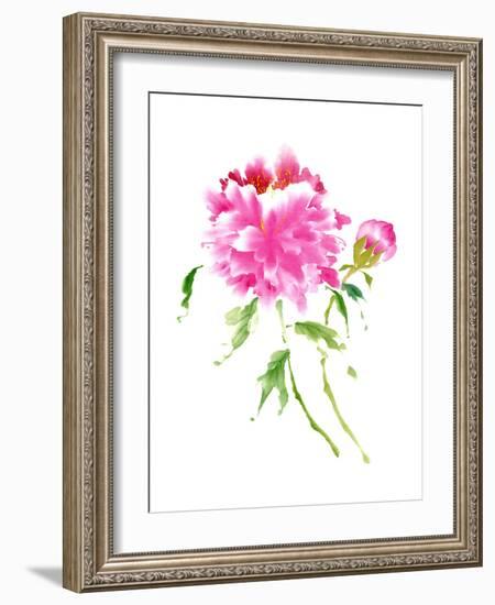 Peonies in Pink I-Nan Rae-Framed Art Print