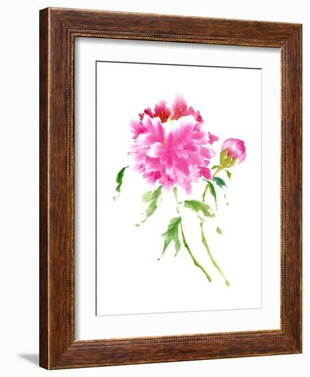 Peonies in Pink I-Nan Rae-Framed Art Print