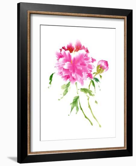 Peonies in Pink I-Nan Rae-Framed Art Print