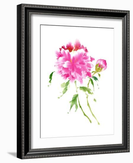 Peonies in Pink I-Nan Rae-Framed Art Print