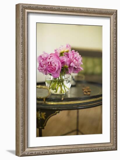 Peonies in the Parlor-Karyn Millet-Framed Photographic Print