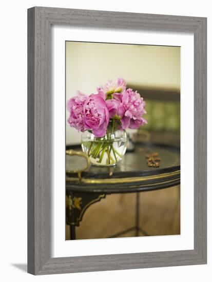 Peonies in the Parlor-Karyn Millet-Framed Photographic Print