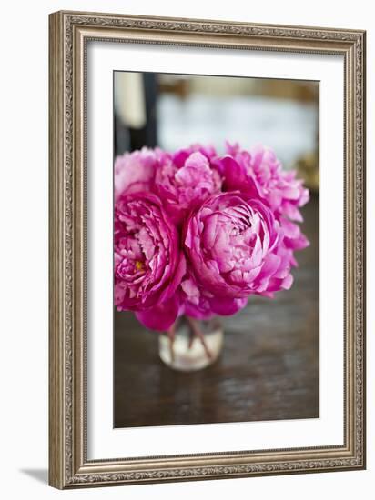 Peonies in Vase-Karyn Millet-Framed Photographic Print