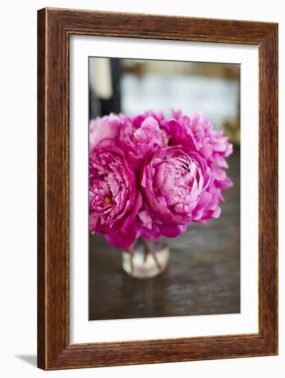 Peonies in Vase-Karyn Millet-Framed Photographic Print