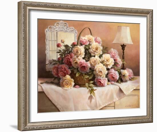 Peonies-T^ C^ Chiu-Framed Art Print