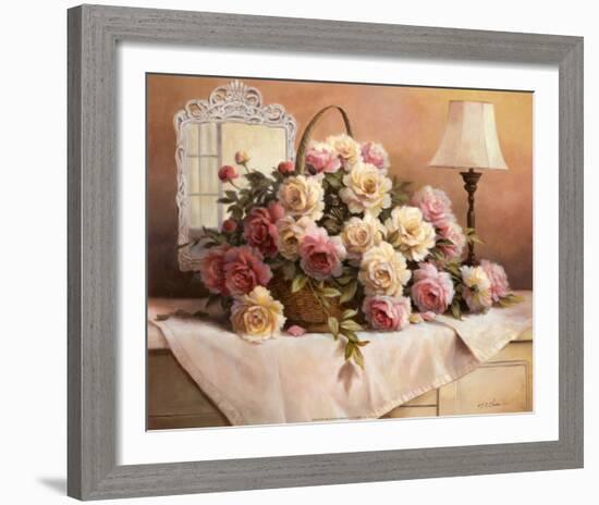 Peonies-T^ C^ Chiu-Framed Art Print