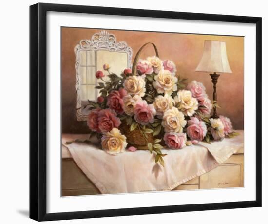 Peonies-T^ C^ Chiu-Framed Art Print