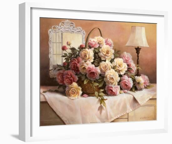 Peonies-T^ C^ Chiu-Framed Art Print