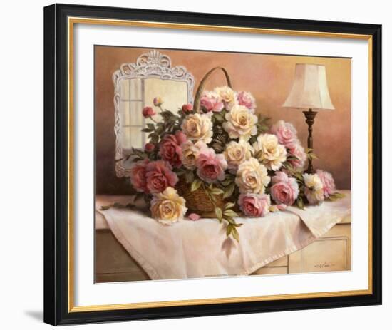 Peonies-T^ C^ Chiu-Framed Art Print