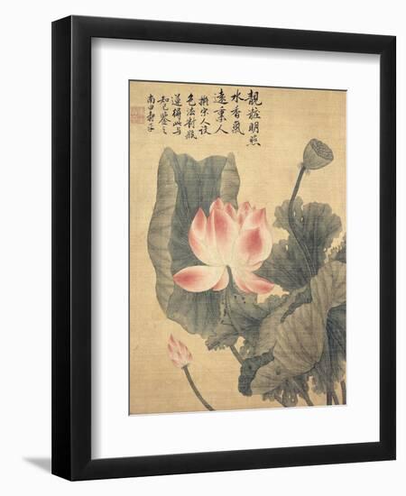 Peonies-Yun Shouping-Framed Giclee Print