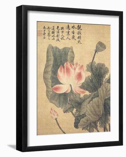 Peonies-Yun Shouping-Framed Giclee Print