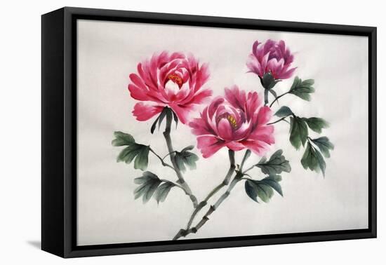 Peonies-Surovtseva-Framed Stretched Canvas