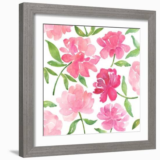 Peonies-Elizabeth Rider-Framed Giclee Print