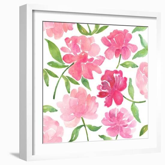 Peonies-Elizabeth Rider-Framed Giclee Print