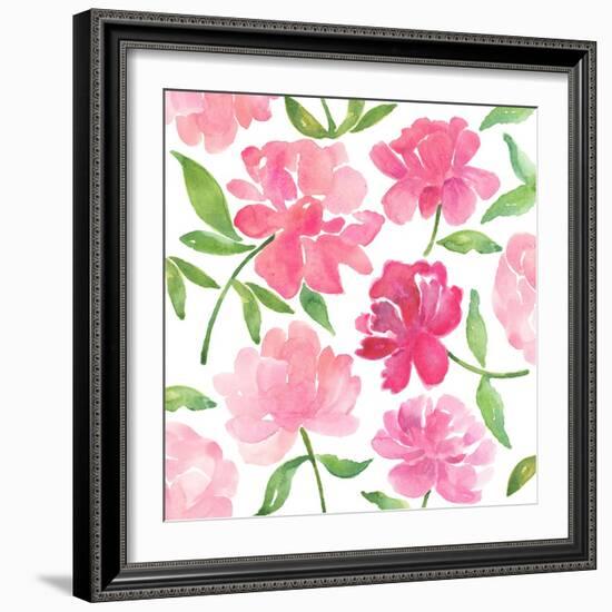 Peonies-Elizabeth Rider-Framed Giclee Print