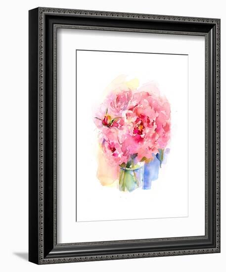 Peony Bouquet, 2016-John Keeling-Framed Giclee Print