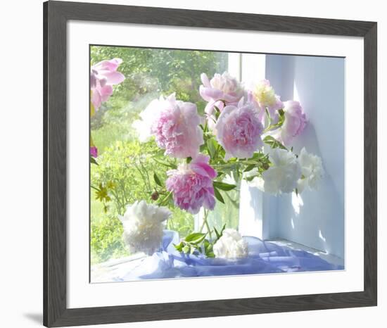 Peony Bouquet-Judy Stalus-Framed Art Print