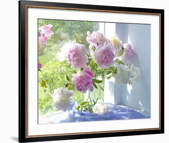 Peony Bouquet-Judy Stalus-Framed Art Print