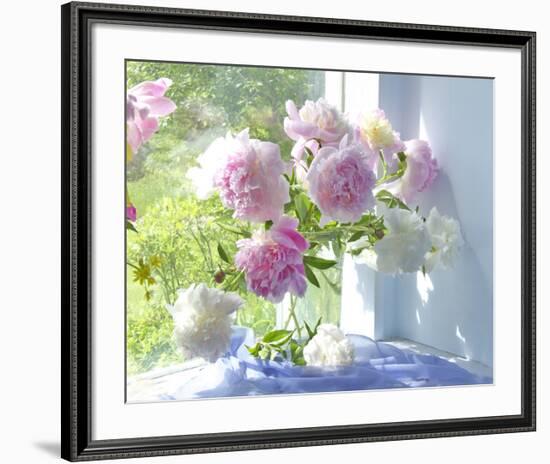 Peony Bouquet-Judy Stalus-Framed Art Print