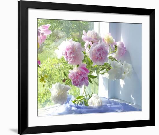 Peony Bouquet-Judy Stalus-Framed Art Print