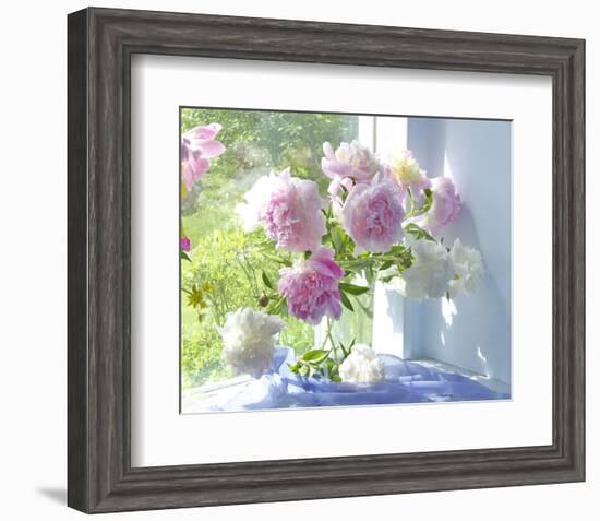 Peony Bouquet-Judy Stalus-Framed Art Print