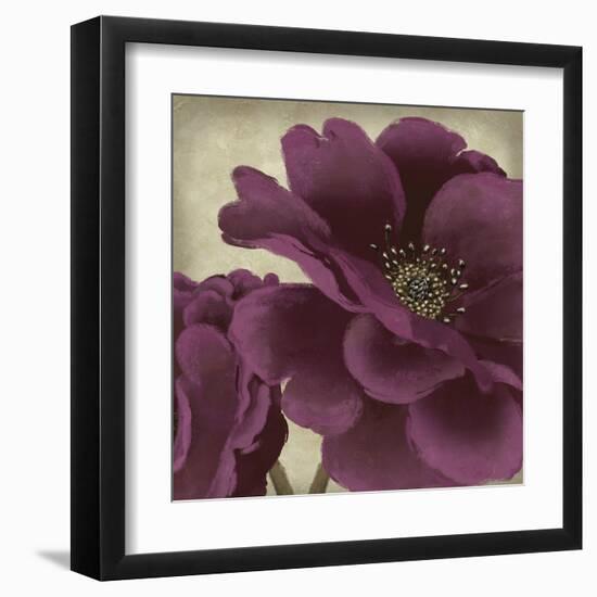 Peony Dusk I-Linda Wood-Framed Giclee Print