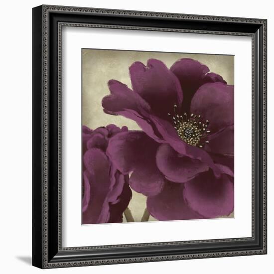 Peony Dusk I-Linda Wood-Framed Giclee Print