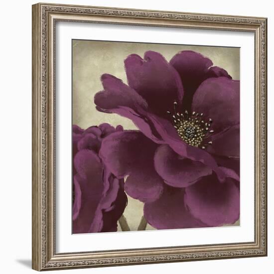 Peony Dusk I-Linda Wood-Framed Giclee Print