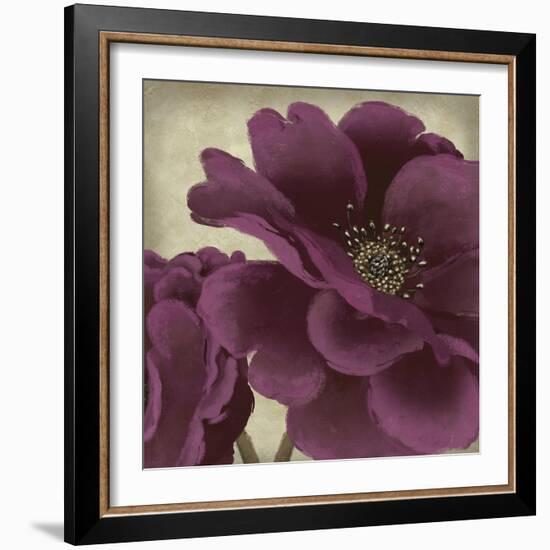 Peony Dusk I-Linda Wood-Framed Giclee Print